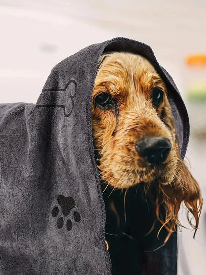 Quick-Drying Microfiber Dog & Cat Bath Towel