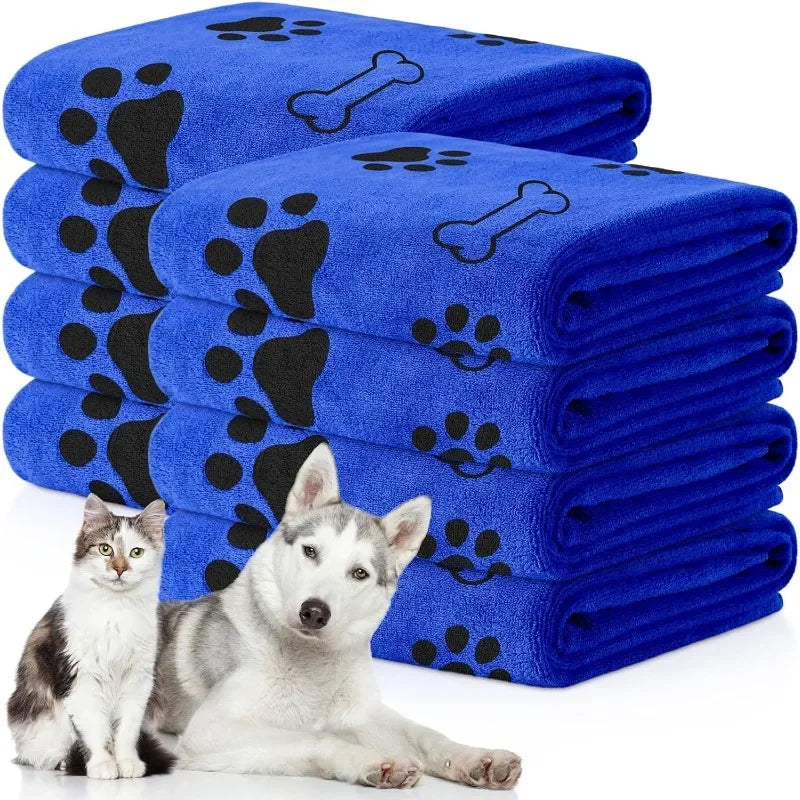 Quick-Drying Microfiber Dog & Cat Bath Towel