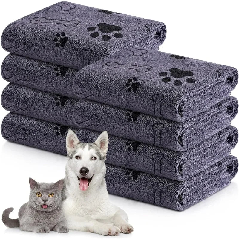 Quick-Drying Microfiber Dog & Cat Bath Towel