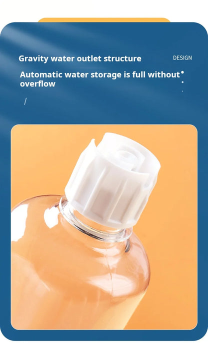 3-in-1 Cat Food & Water Bowl Set with Gravity Feeder