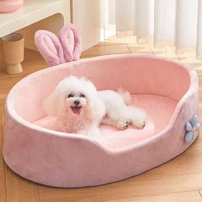 Soft Washable Pet Bed for Dogs & Cats