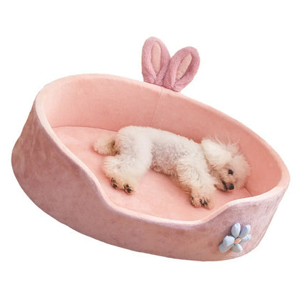Soft Washable Pet Bed for Dogs & Cats