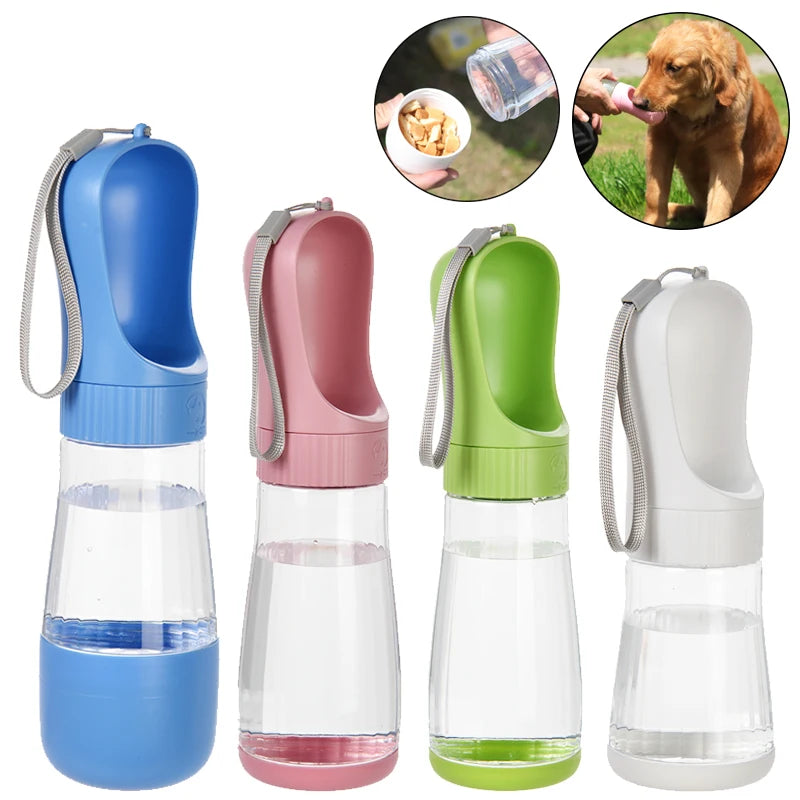Dog Water Bottle For Pet Dogs Cats Water Feeder Bowls Outdoor Travel Leakproof Puppy Drinking Container Pug Chihuahua Labrador