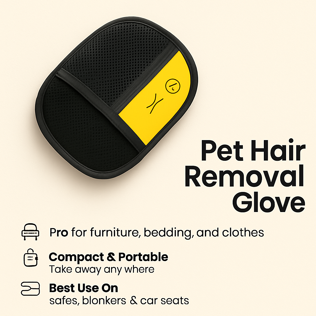 Pawfect Grooming Gloves – Double-Sided Pet Hair Collector