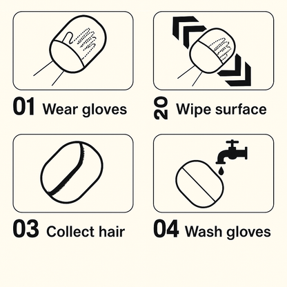 Pawfect Grooming Gloves – Double-Sided Pet Hair Collector